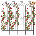 Aiav&otilde;red VEVOR EKHPJ220-4, 4 tk, Must, 52,5 &times; 220 cm