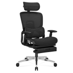 Kontoritool Mark Adler Expert 9.3, jalatoega, Must, 60 &times; 76 &times; 46 cm