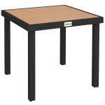&Otilde;uelaud Outsunny 78x78x74cm., must/helepruun