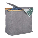 Pesukorv 50x54x33.5cm, 74L., hall/helepruun
