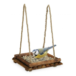 Lindude s&ouml;&ouml;gimaja 6,5x25x25cm., pruun