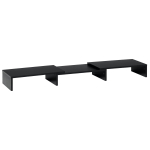 Monitorialus, kuni 2 monitorile, Must, 80&ndash;117 &times; 23,5 &times; 10 cm