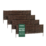 Peenrapiire Relaxdays, 4 tk, 100 &times; 30 cm