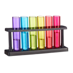 &Scaron;otiklaasid Relaxdays 10023886.0, 6 tk, 40 ml, 12 &times; 2,5 cm