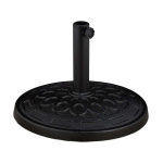 V&auml;lip&auml;ikesevarju jalg Relaxdays 10042446.0, 2 adapterit, Must, 48,5 &times; 34 &times; 48,5 cm