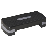 Aerobika platvorm Homcom 68x29x15cm, musta/tumega halli v&auml;rvi
