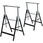 Saealuse komplekt 2 tk Durhand 68x56x130cm, must/h&otilde;bedane