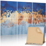 6 tk heli neelavaid seinaplaate "art acoustic panels", 70,87x47,24x0,4 cm, isekleepuvad