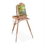 Puidust molbert Relaxdays 10034498.0, Sahtliga, 100&ndash;180 &times; 100 &times; 70 cm