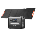Kaasaskantav elektrijaam VEVOR, 2400 W, 2160 Wh, 10 porti, 47,4 &times; 44,2 &times; 35,8 cm