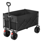 K&auml;sik&auml;ru SONGMICS GFW201G101, 200 l, Must, 55 &times; 91 &times; 98 cm