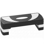 Aerobika platvorm Homcom 80x31x20cm, musta/halli v&auml;rvi