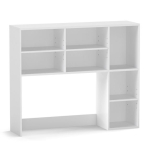 Vapustatav riiul 94x25x79cm, valge v&auml;rv