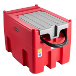 Kaasaskantav diisli- ja bensiinipaak, 440 l, 12 V pump, punane
