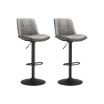 Baaritoolide komplekt 44x48x112cm., must/hall