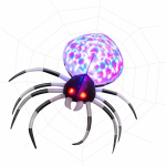 T&auml;ispuhutav LED Halloween &auml;mblik 93x105x34cm, erinevates v&auml;rvides