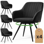 S&ouml;&ouml;gitoa toolide komplekt TURNO, 4 tk, must, 55 &times; 83 &times; 58 cm