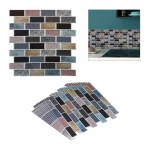 Kleepuvad viimistluspaneelid Relaxdays 10037487_469, 10 tk, disain A, 31 &times; 31 &times; 0,1 cm
