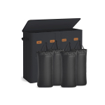 Pesukorv SONGMICS RLH014B01, 3 sektsiooni, 160 l, 84 &times; 33 &times; 75 cm