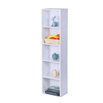Vabalt seisev riiul Relaxdays, 5 lahtrit, 32 &times; 132 &times; 24 cm