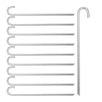 Maavai Relaxdays 10030020.0, 10 tk, 6,5 &times; 45 &times; 1 cm
