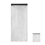 Kiudkardin Relaxdays 10029497_885, 1 tk, Must, 90 &times; 245 cm