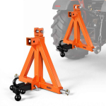 3-punkti haakeseade VEVOR S-08-A, 50,8 mm vastuv&otilde;tja, 3 kuuli, Oranž, 55 &times; 54,5 &times; 16,5 cm
