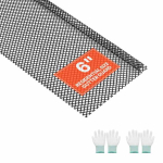 Vihmaveerenni kaitse VEVOR JQ-TG07, 40 tk, Must, 914,4 &times; 152,4 &times; 19,7 mm