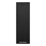 Joogamatt BALANCE, Must, 183 &times; 61 cm