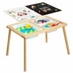 Sensoorne lastelaud VEVOR G16SKU1, 1 suur ja 2 v&auml;ikest hoiukasti, 82 &times; 60,5 &times; 50,5 cm