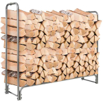 K&uuml;ttepuude riiul, PVC-kattega, Must, 5 &times; 1,2 &times; 4 jalga