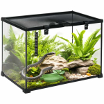 Terraarium PawHut 50x30x35cm, musta v&auml;rvi
