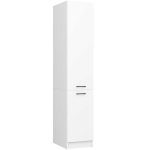 K&ouml;&ouml;gikapp OLIWIA S40/205, 6 riiulit, Valge, 40 &times; 205 &times; 57 cm