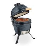 Kamado grill Relaxdays, kaanega, Must, 43 &times; 56,5 &times; 46 cm