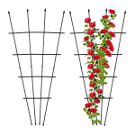 Taimerest Relaxdays, 2 tk, Must, 59 &times; 122 &times; 1,5 cm
