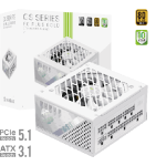 Gamemax GS 750G WH toiteplokk, t&auml;ielikult modulaarne