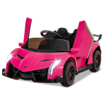 Laste elektriauto 111x61x45cm, roosa/must v&auml;rv