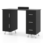 Manik&uuml;&uuml;ri laud 108x45x76cm, musta v&auml;rvi