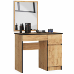 Tualettlaud peegliga CLP P-2/SL, 2 sahtlit, Pruun, 90 &times; 142 &times; 50 cm