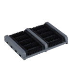 Plastikharjadega jalan&otilde;umatt Relaxdays 10051244.0, 36 &times; 5,5 &times; 26 cm