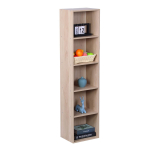 Vabalt seisev riiul Relaxdays 10053042_8632, 5 sektsiooni, 132 &times; 32 &times; 24 cm
