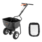 L&uuml;katav puistur VEVOR TC2135, 27,2 kg mahutavus, 45 &times; 75 &times; 80 cm