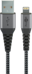 USB-A&ndash;Lightning-kaabel Goobay 49268, Hall/h&otilde;bedane