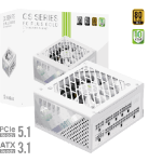 Gamemax GS 650G WH toiteplokk, t&auml;ielikult modulaarne