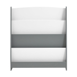 Laste riiul 30x88x80cm., valge/hall v&auml;rv