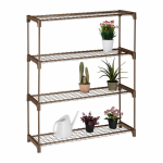 Maitsetaimede alus Relaxdays, 4 riiulit, 106 &times; 91 &times; 28 cm