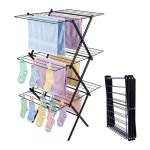 Pesukuivati Relaxdays 10053771_46, 3 tasandit, 27 varrast, 53,5 &times; 115 &times; 52 cm