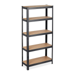 Asjade riiul Relaxdays 10034154.0, 5 riiulit, 75 &times; 150 &times; 30 cm