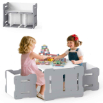 Laste laua ja taburettide komplekt, 3-osaline, 68,58 &times; 52,07 &times; 39,37 cm