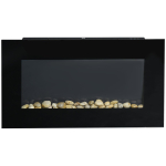 Elektrikamin Homcom 72,5x11,5x40cm., must
